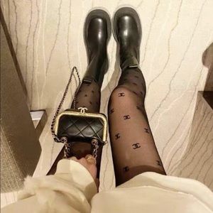 Dupe Black cc “Chanel” tights